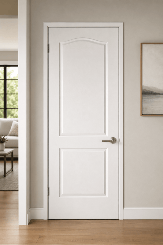 2 Panel Arch Hollow Core Pre - Hung Interior Door - RenoPro Co.