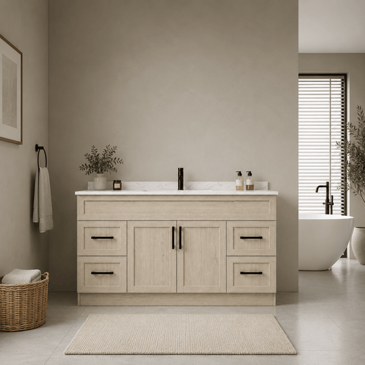 48" Modena MDF Shaker Free Standing Bathroom Vanity - RenoPro Co.