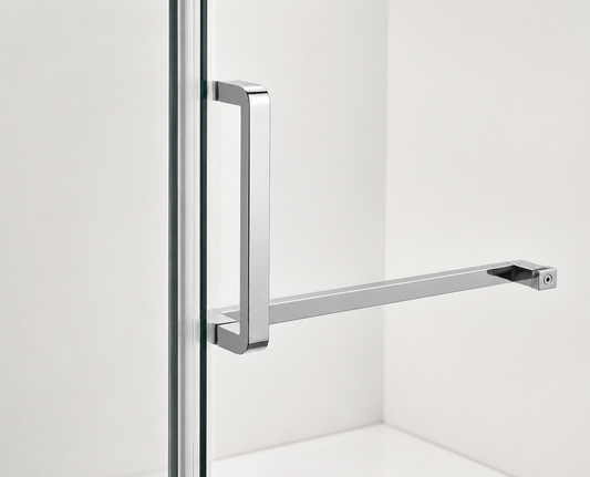 Shower Door Handle in Silver