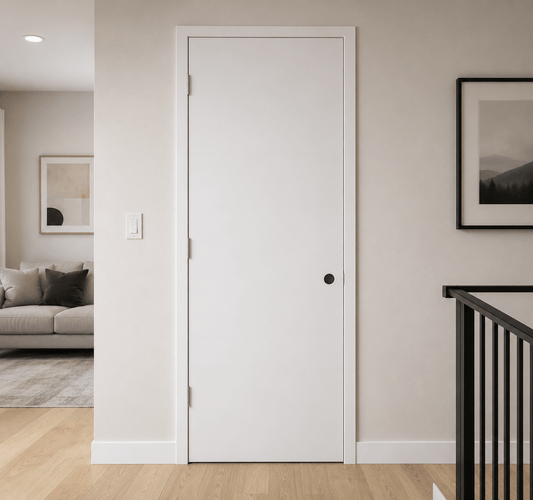 Flat Solid Core Pre-Hung Interior Door - RenoPro Co.