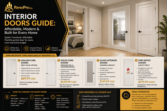 Best Interior Doors for Your Home (2026 Guide) – Modern, Affordable & Stylish - RenoPro Co.