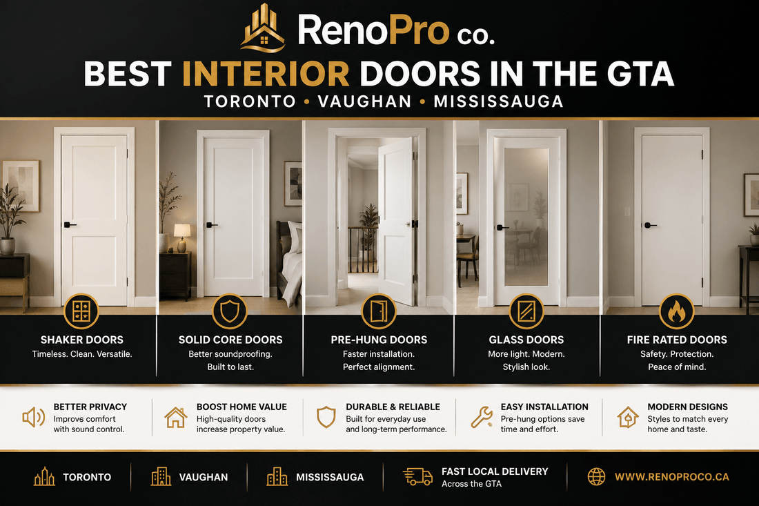 Best Interior Doors in the GTA – Toronto, Vaughan & Mississauga - RenoPro Co.