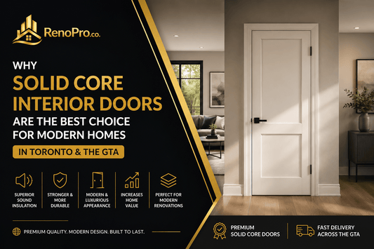 Best Solid Core Shaker Doors in Toronto & the GTA - RenoPro Co.