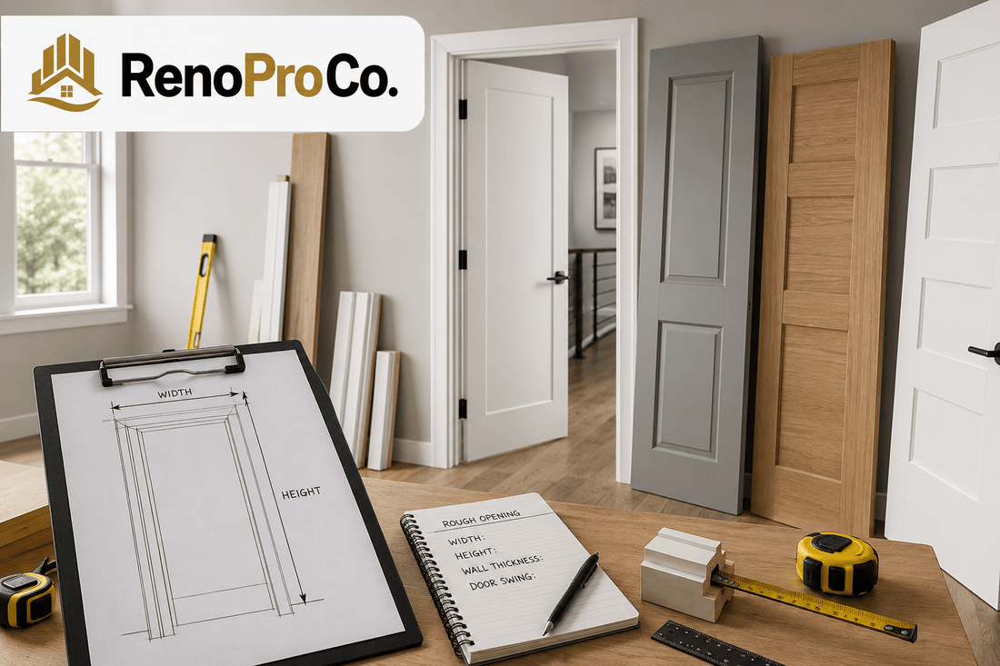 How to Measure Interior Doors Before Ordering in Toronto, Vaughan & the GTA (2026) - RenoPro Co.