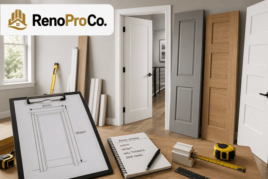How to Measure Interior Doors Before Ordering in Toronto, Vaughan & the GTA (2026) - RenoPro Co.