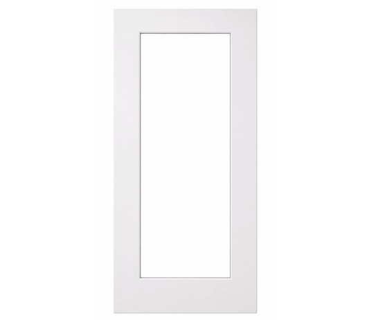 1 Panel Clear Glass Interior Door - RenoPro Co.