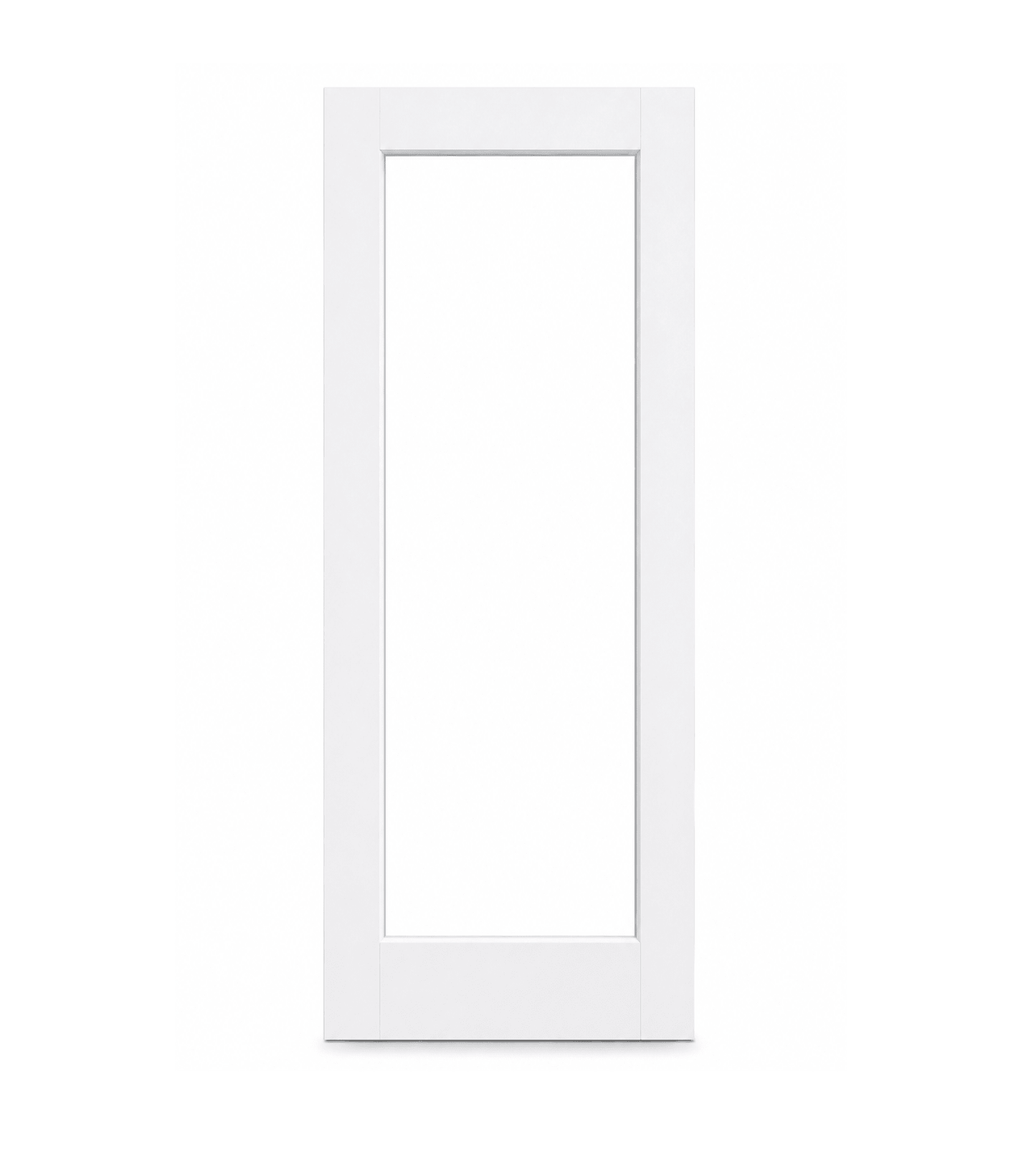 1 Panel Clear Glass Interior Door - RenoPro Co.