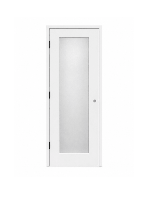 1 Panel Frosted Glass Pre-Hung Interior Door - RenoPro Co.