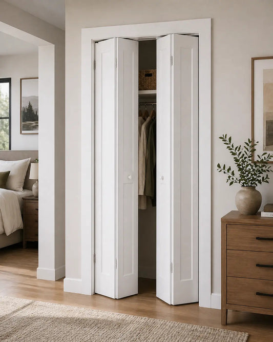 1 Panel Shaker Hollow Core Bifold Door - RenoPro Co.