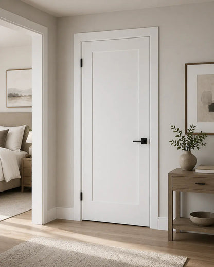 1 Panel Shaker Hollow Core Pre - Hung Interior Door - RenoPro Co.