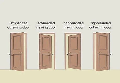 1 Panel Shaker Solid Core Pre-Hung Interior Door - RenoPro Co.