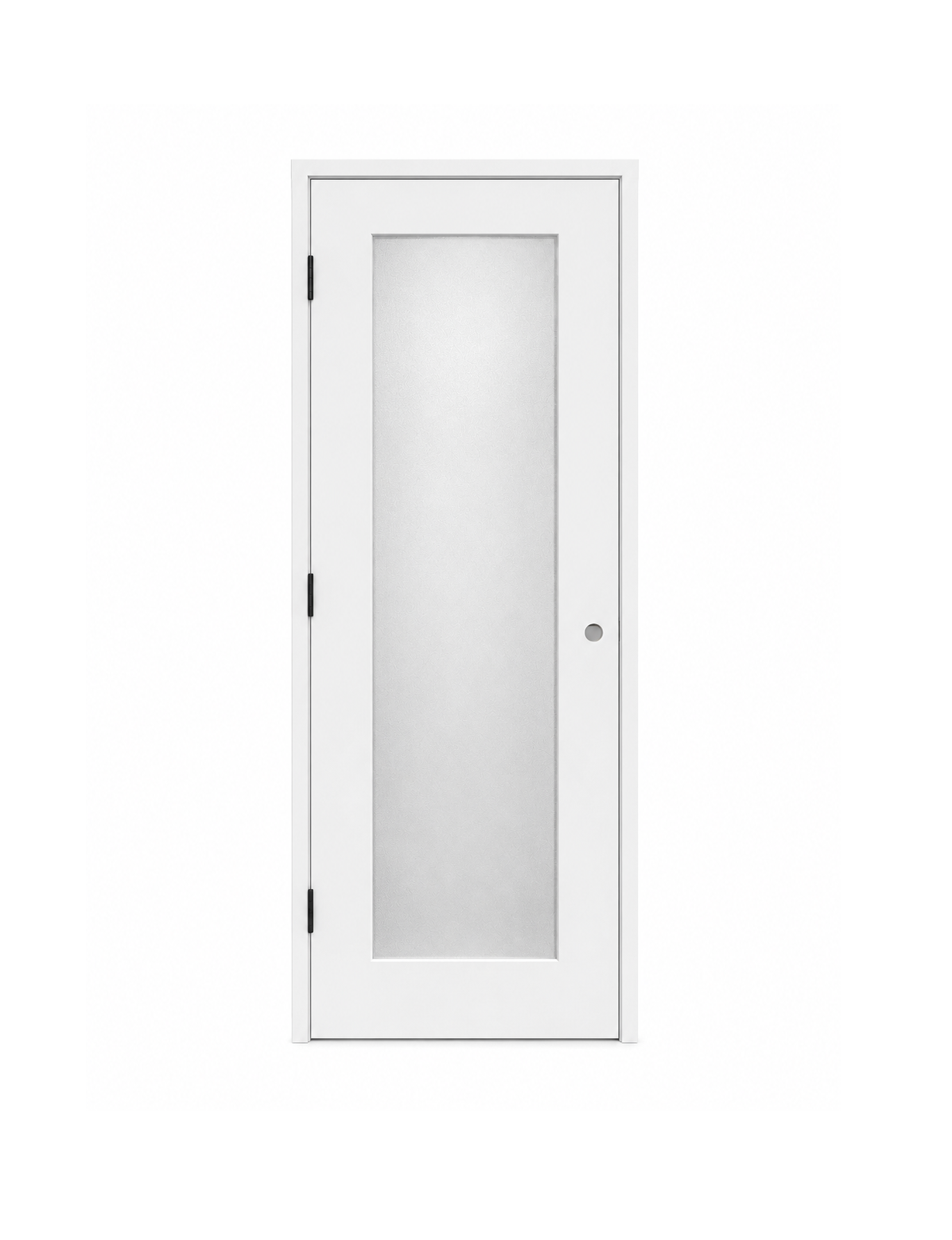 1 Panel Frosted Glass Pre-Hung Interior Door
