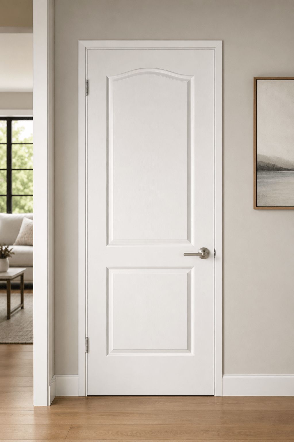 2 Panel Arch Hollow Core Pre - Hung Interior Door - RenoPro Co.