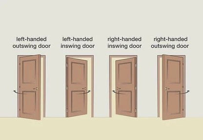 2 Panel Hollow Core Square Pre - Hung Interior Door - RenoPro Co.