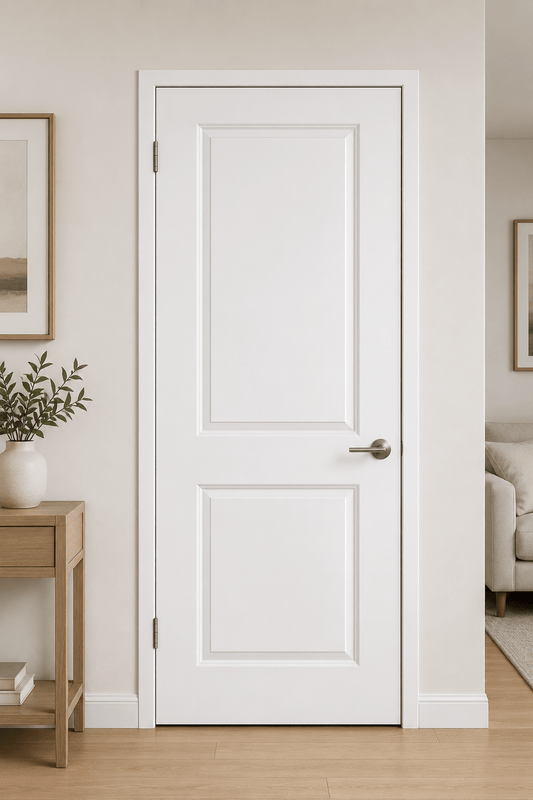 2 Panel Hollow Core Square Pre - Hung Interior Door - RenoPro Co.