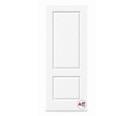 2 Panel Raised Fire Rated Interior Door Pre - machined - RenoPro Co.