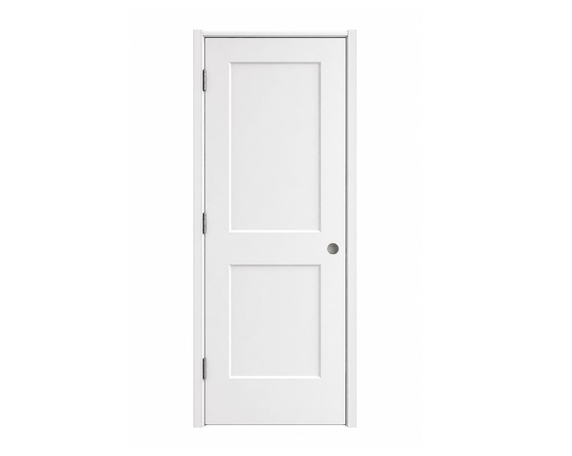 2 Panel Shaker Hollow Core Pre - Hung Interior Door - RenoPro Co.