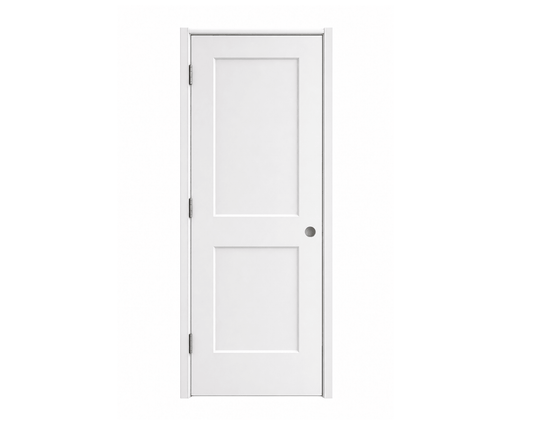 2 Panel Shaker Hollow Core Pre - Hung Interior Door - RenoPro Co.