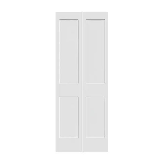 2 Panel Shaker Solid Core Bifold Door - RenoPro Co.