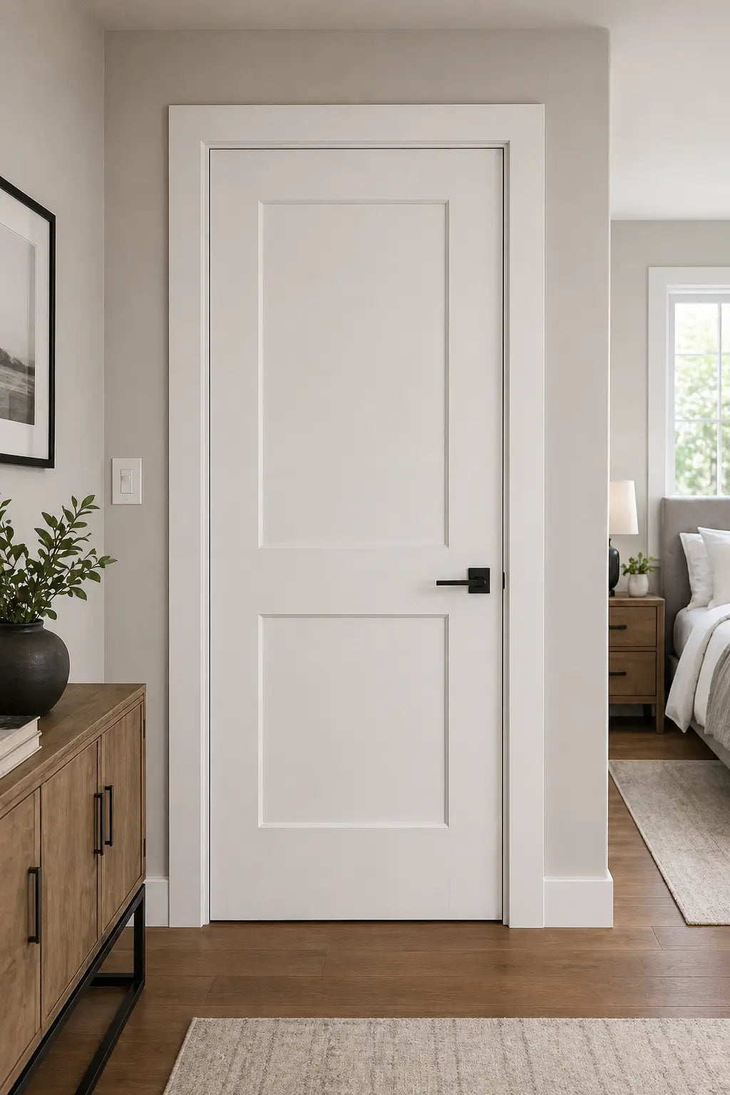 2 Panel Shaker Solid Core Interior Door - RenoPro Co.