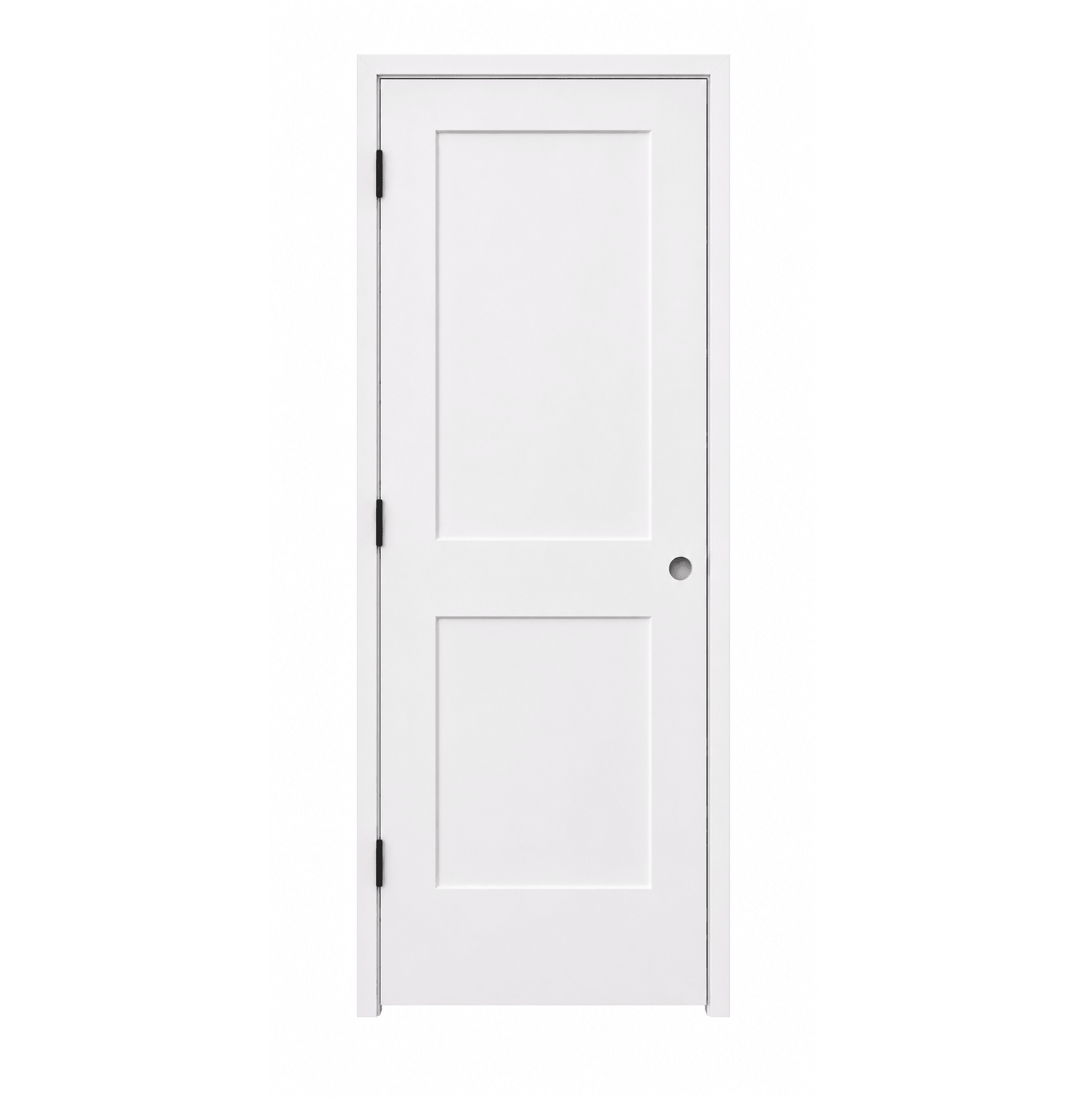2 Panel Shaker Solid Core Pre-Hung Interior Door - RenoPro Co.