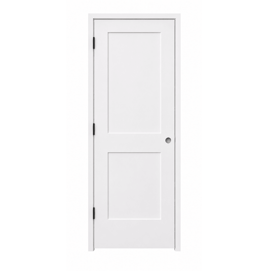 2 Panel Shaker Solid Core Pre-Hung Interior Door - RenoPro Co.
