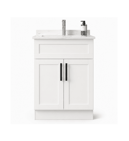 24" Modena MDF Shaker Bathroom Vanity - RenoPro Co.