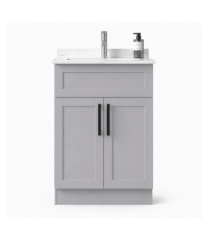 24" Modena MDF Shaker Bathroom Vanity - RenoPro Co.