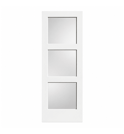3 Panel Frosted Glass Interior Door - RenoPro Co.