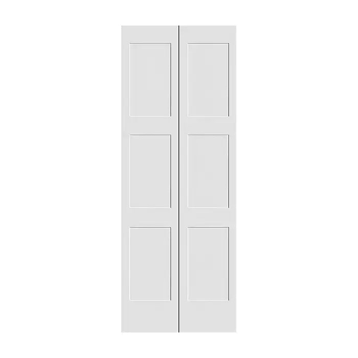 3 Panel Shaker Solid Core Bifold Door - RenoPro Co.