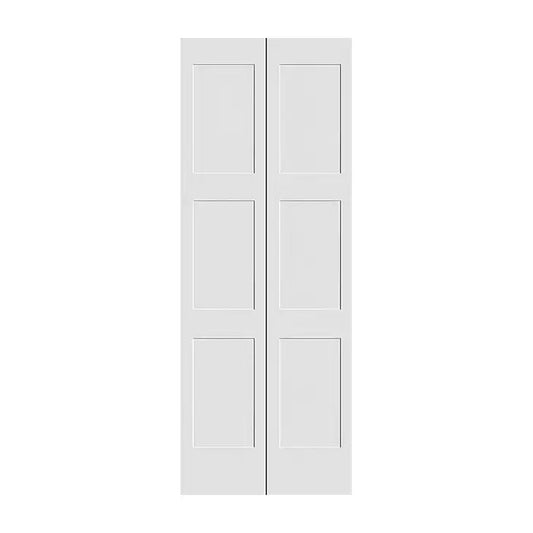 3 Panel Shaker Solid Core Bifold Door - RenoPro Co.