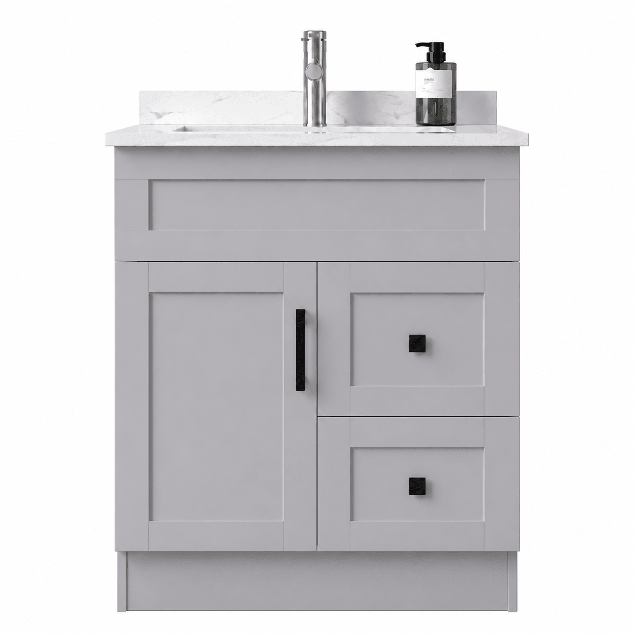 30" Modena MDF Shaker Bathroom Vanity - RenoPro Co.