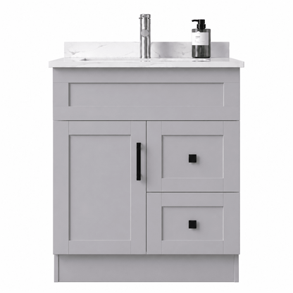 30" Modena MDF Shaker Bathroom Vanity - RenoPro Co.