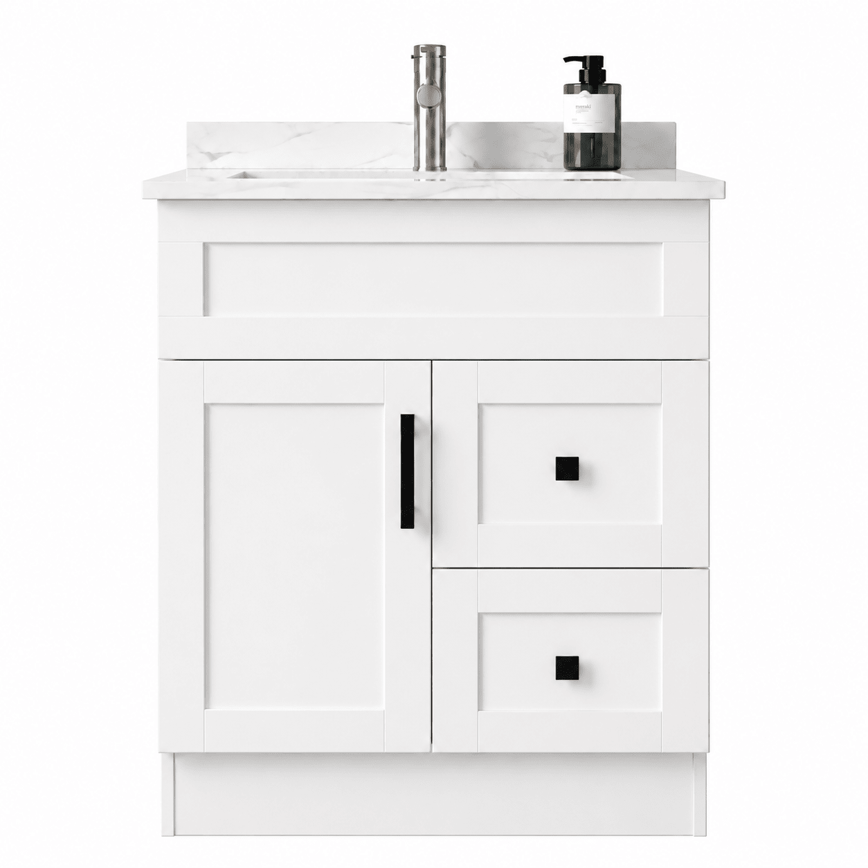 30" Modena MDF Shaker Bathroom Vanity - RenoPro Co.