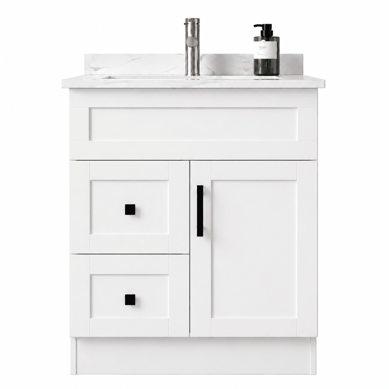 30" Modena MDF Shaker Bathroom Vanity - RenoPro Co.