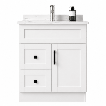 30" Modena MDF Shaker Bathroom Vanity - RenoPro Co.