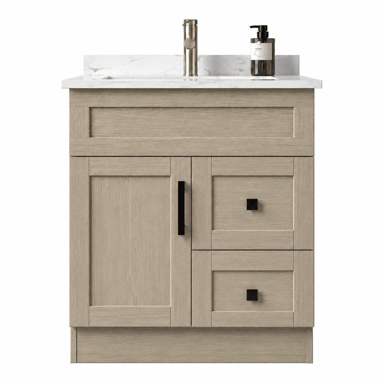 30" Modena MDF Shaker Bathroom Vanity - RenoPro Co.