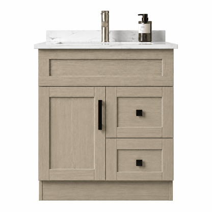 30" Modena MDF Shaker Bathroom Vanity - RenoPro Co.