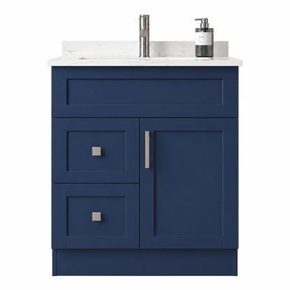 30" Modena MDF Shaker Bathroom Vanity - RenoPro Co.