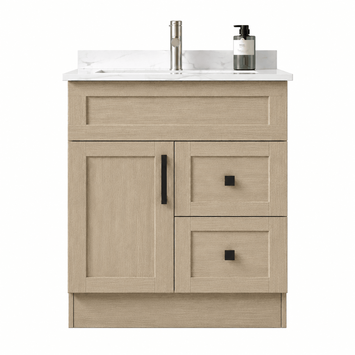 30" Modena MDF Shaker Bathroom Vanity - RenoPro Co.
