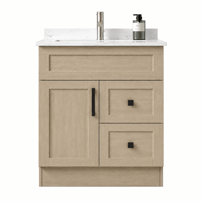 30" Modena MDF Shaker Bathroom Vanity - RenoPro Co.