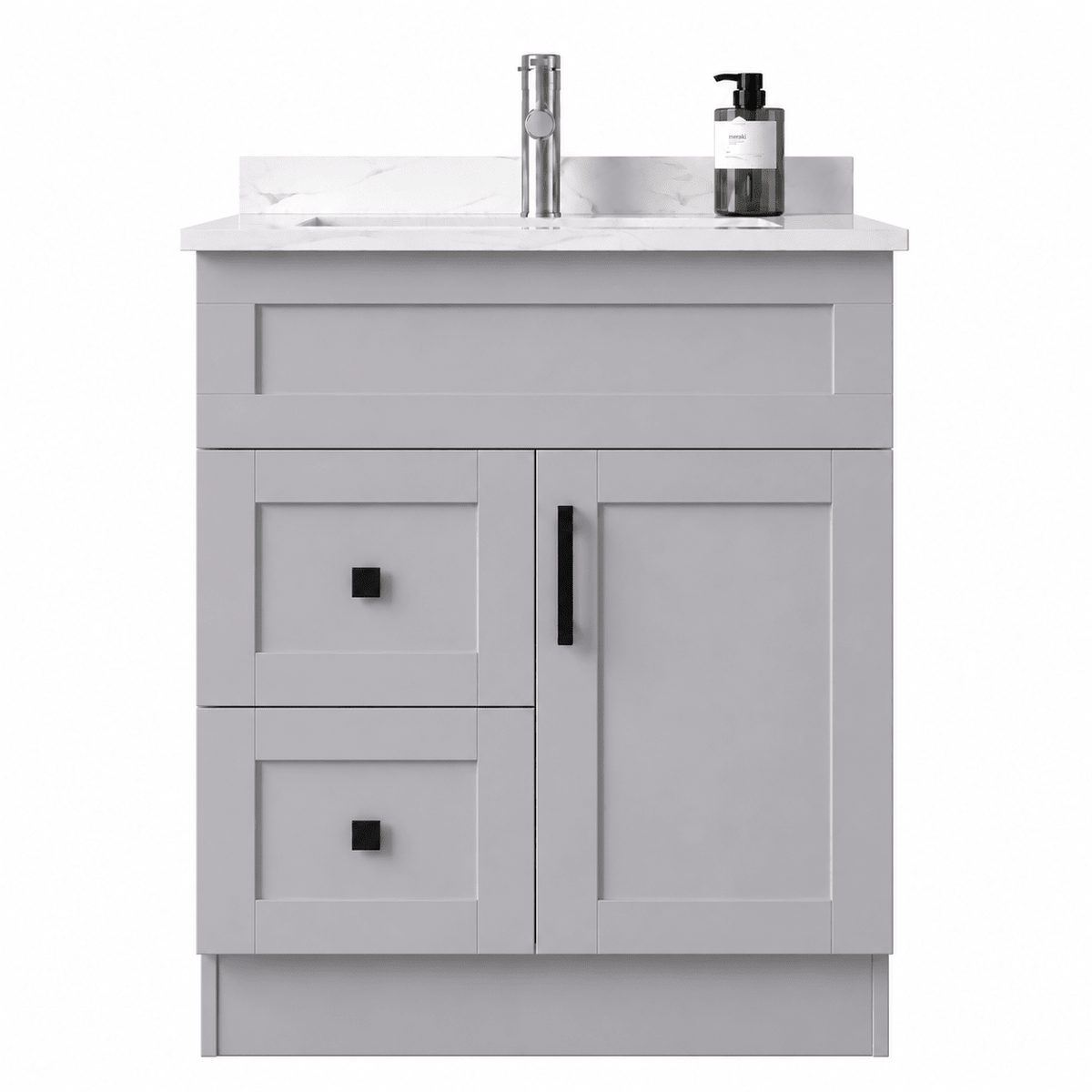 30" Modena MDF Shaker Bathroom Vanity - RenoPro Co.