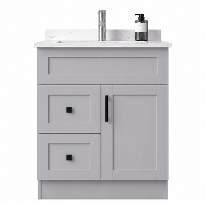 30" Modena MDF Shaker Bathroom Vanity - RenoPro Co.