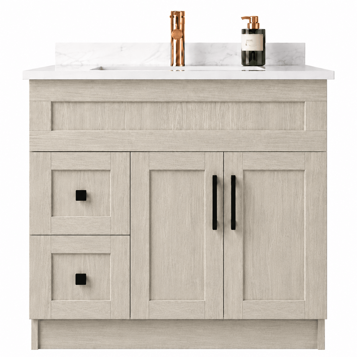36" Modena MDF Shaker Free Standing Bathroom Vanity - RenoPro Co.