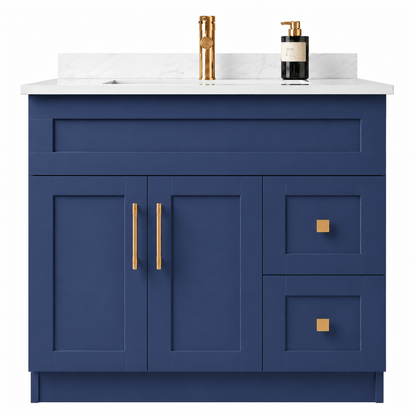 36" Modena MDF Shaker Free Standing Bathroom Vanity - RenoPro Co.