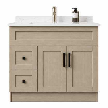 36" Modena MDF Shaker Free Standing Bathroom Vanity - RenoPro Co.