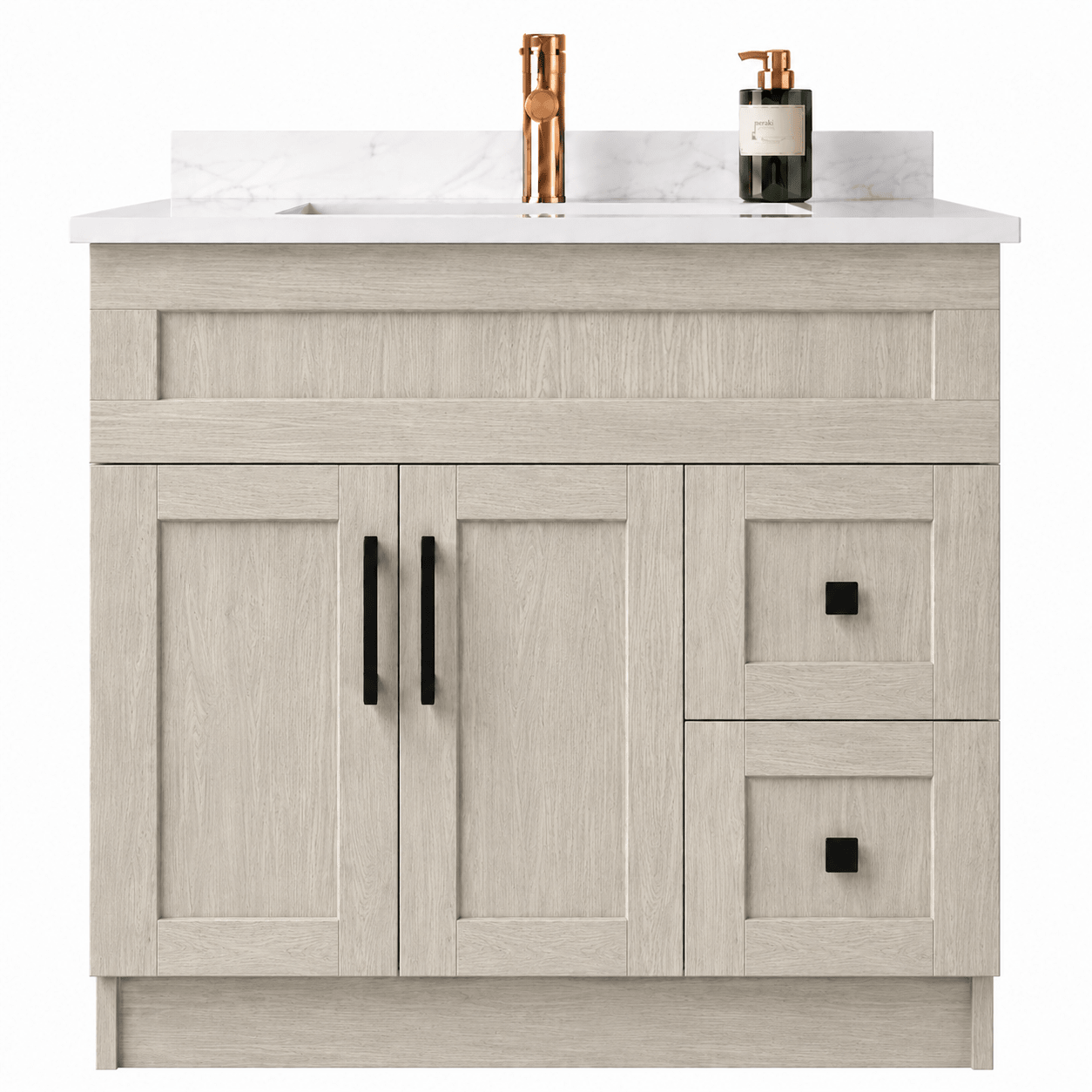 36" Modena MDF Shaker Free Standing Bathroom Vanity - RenoPro Co.