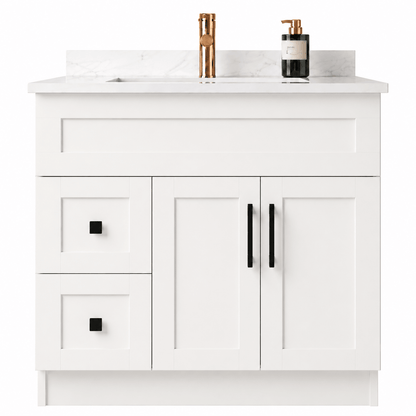36" Modena MDF Shaker Free Standing Bathroom Vanity - RenoPro Co.