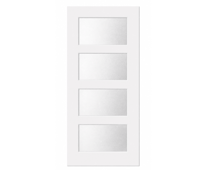 4 Panel Frosted Glass Interior Door - RenoPro Co.