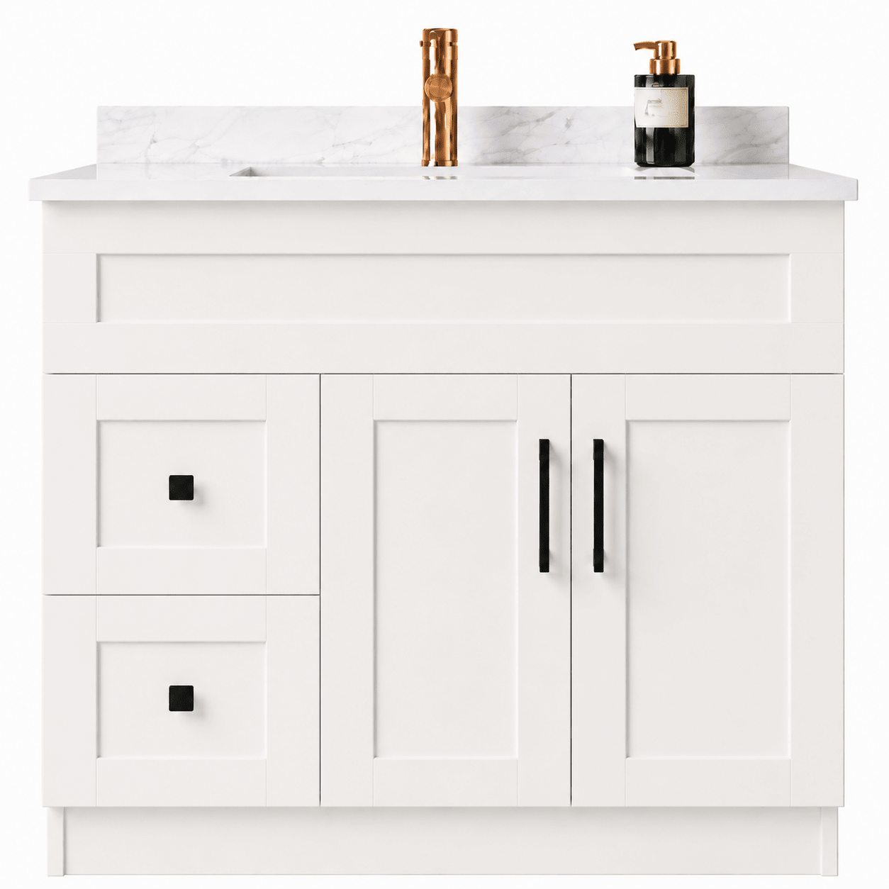 42" Modena MDF Shaker Free Standing Bathroom Vanity - RenoPro Co.